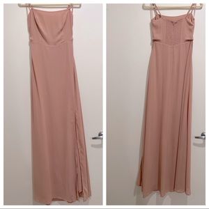 Never Worn Reformation Bridesmaid Dress (Blush)